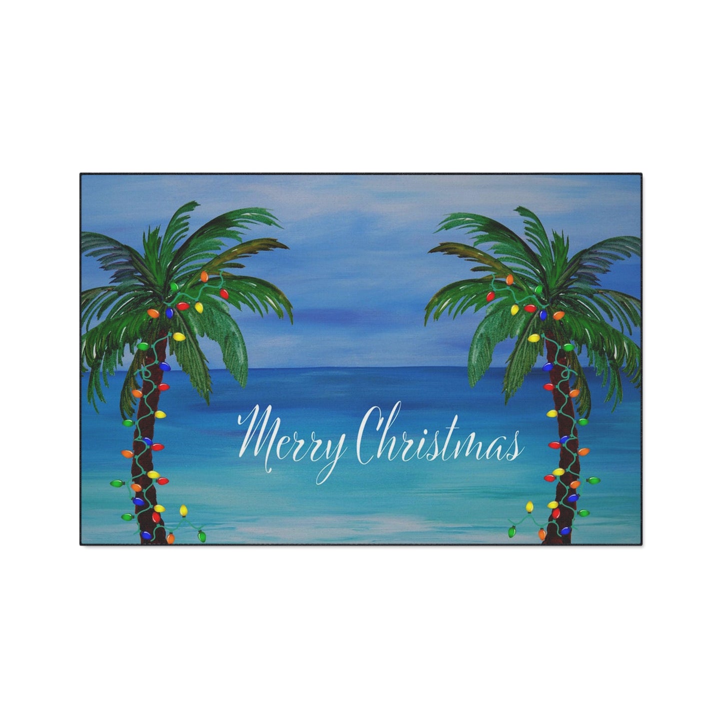 Tropical palm trees coastal Holiday