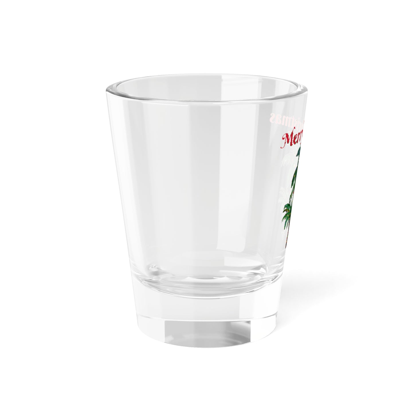 Palm tree Holiday party barware tropical theme Shot Glass, 1.5oz