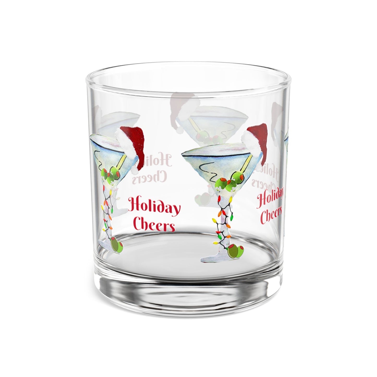 Christmas martinis Holiday party Rocks Glass, 10oz