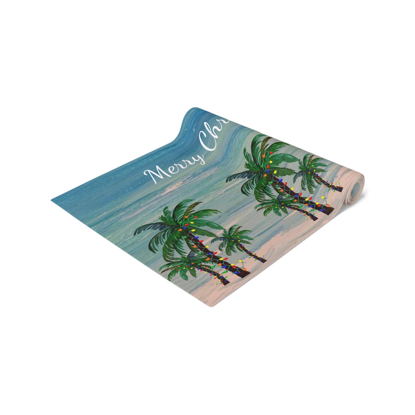 Table Runner Tropical Christmas Coastal