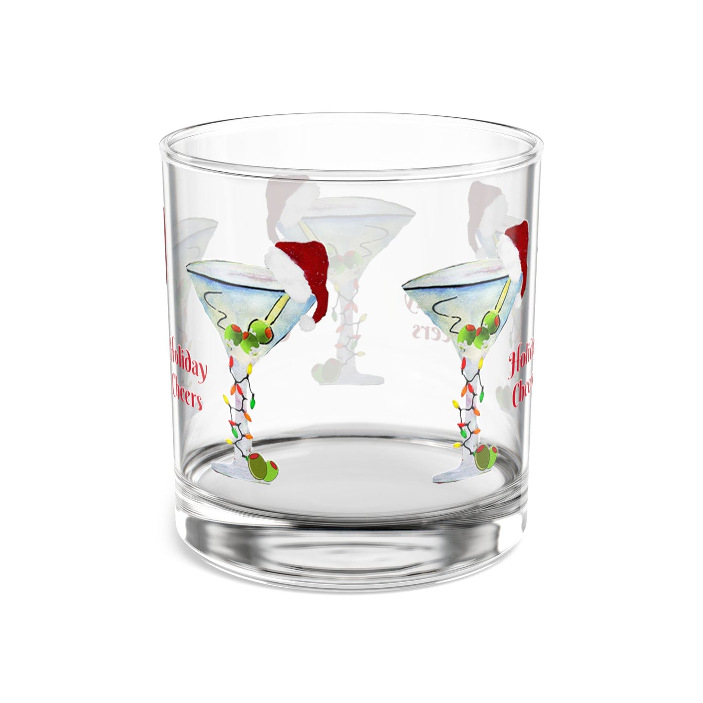 Christmas martinis Holiday party Rocks Glass, 10oz