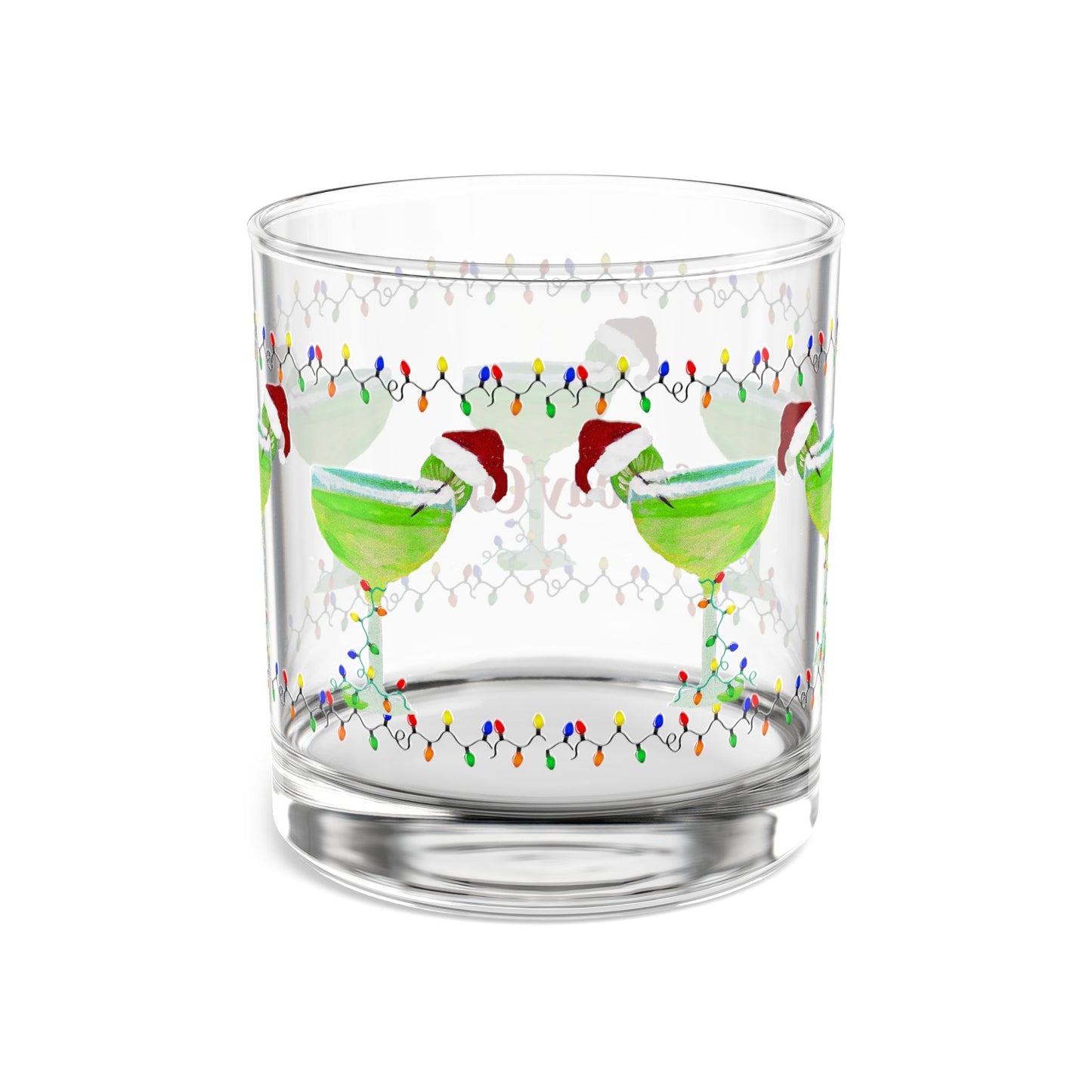 Margarita Holiday barware party cocktail Rocks Glass, 10oz