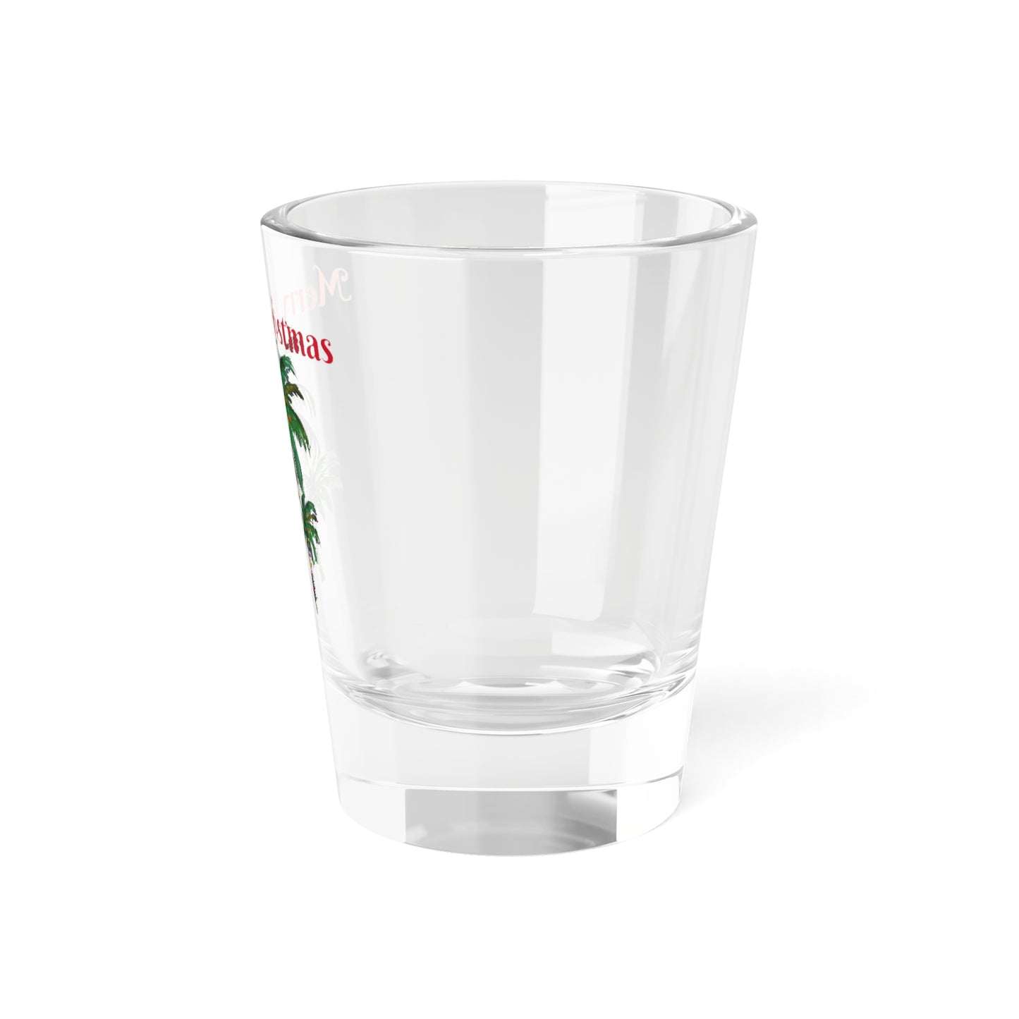 Palm tree Holiday party barware tropical theme Shot Glass, 1.5oz