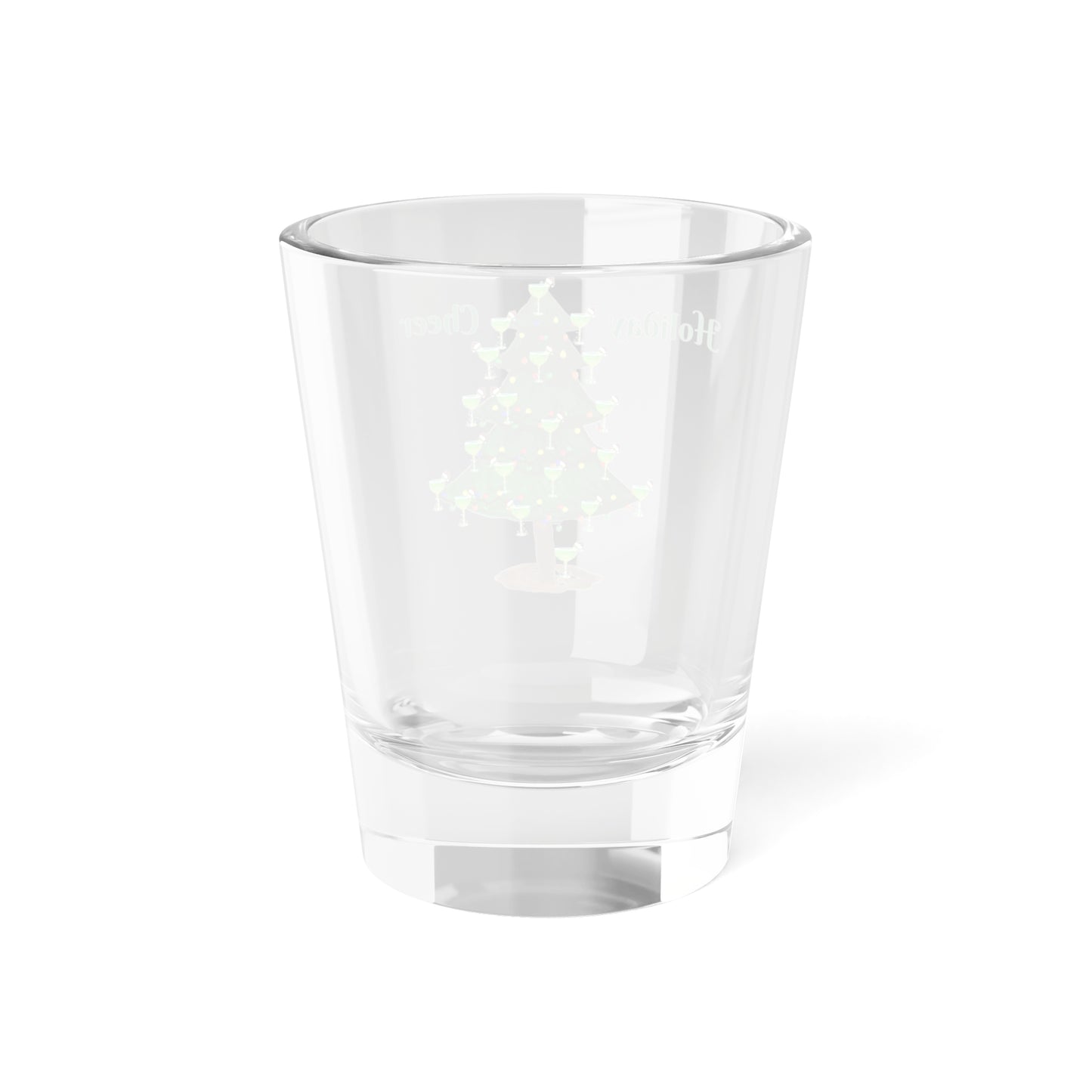 Christmas Margarita Shot Glass 1.5oz - Holiday Festive Barware