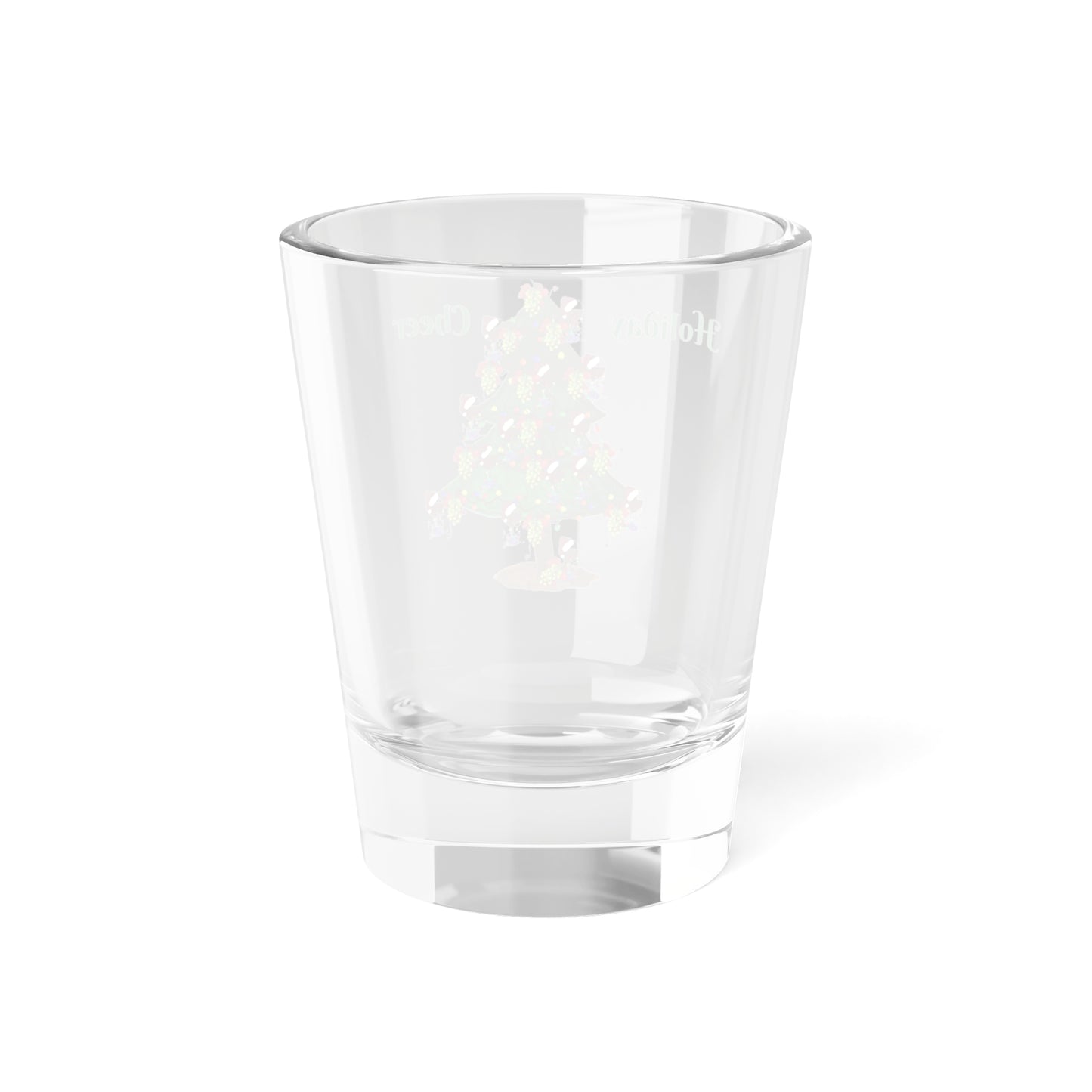 Christmas Wine Shot Glass 1.5oz - Holiday Festive Barware