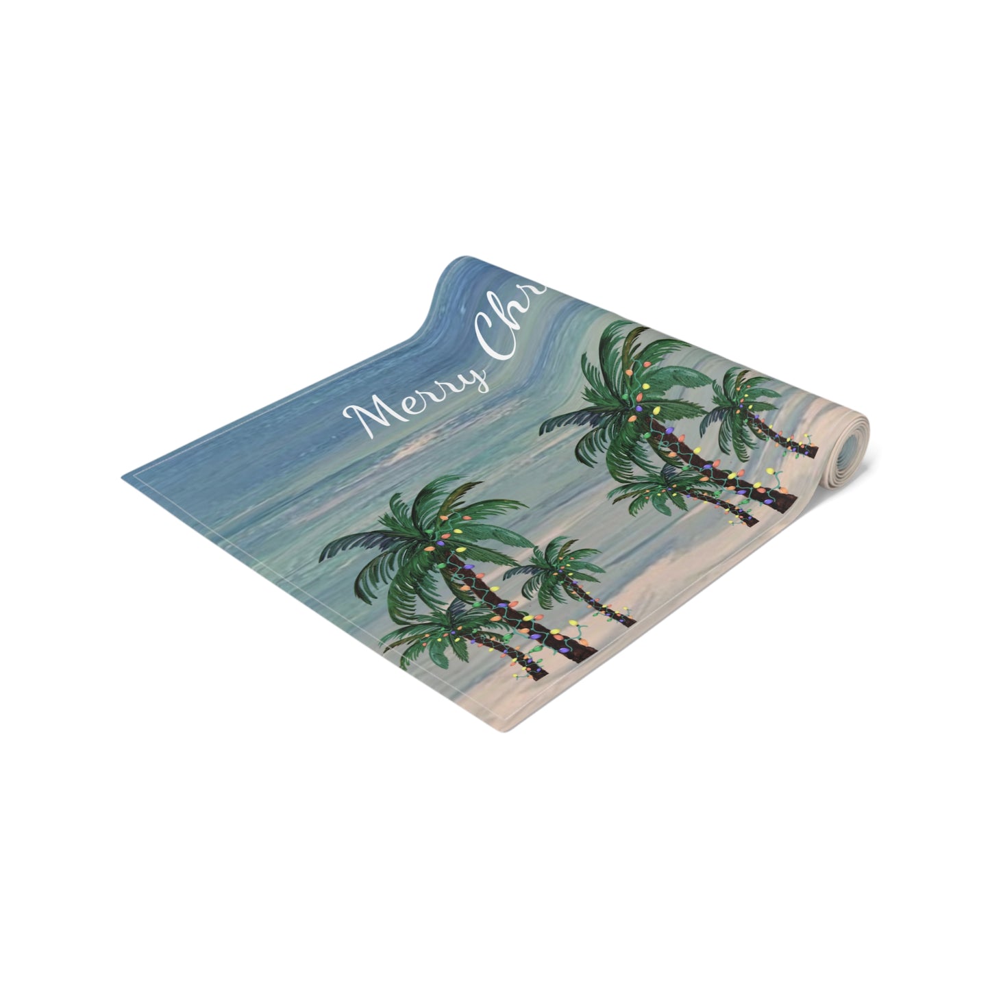 Table Runner Tropical Christmas Coastal