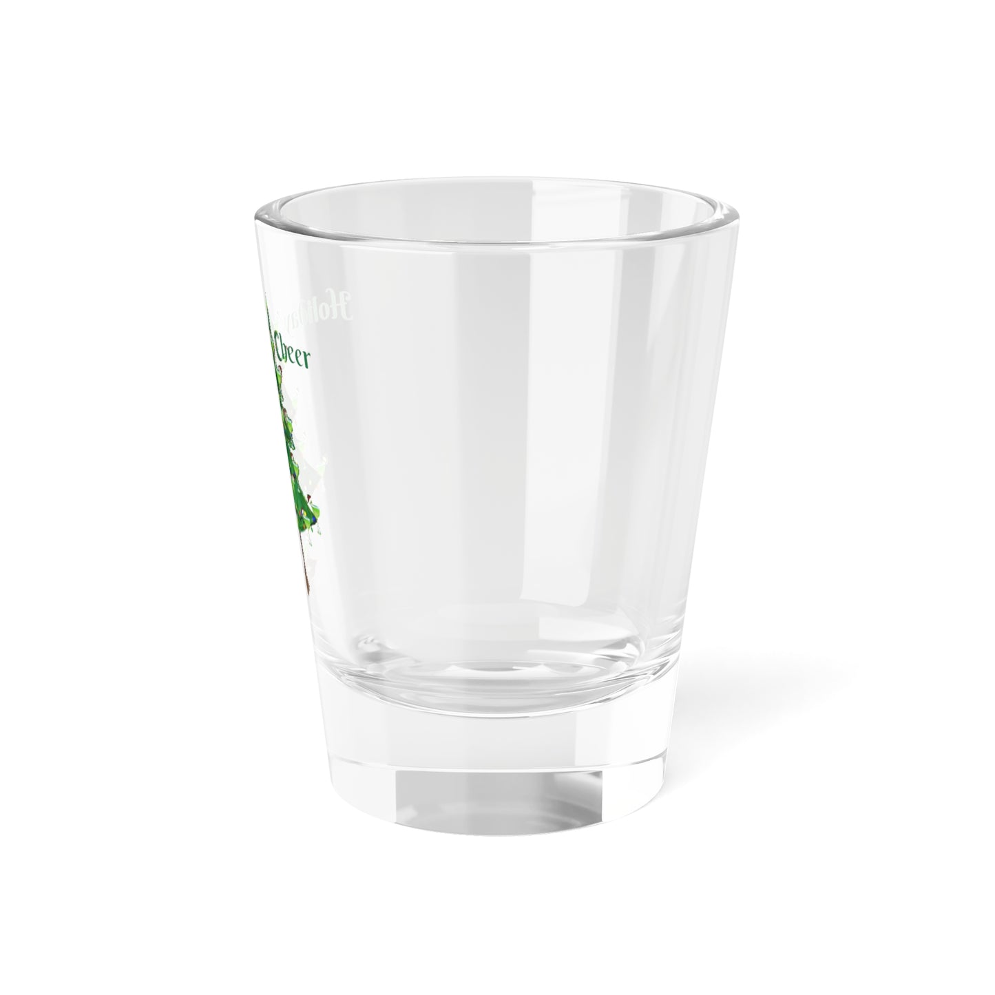 Christmas Margarita Shot Glass 1.5oz - Holiday Festive Barware