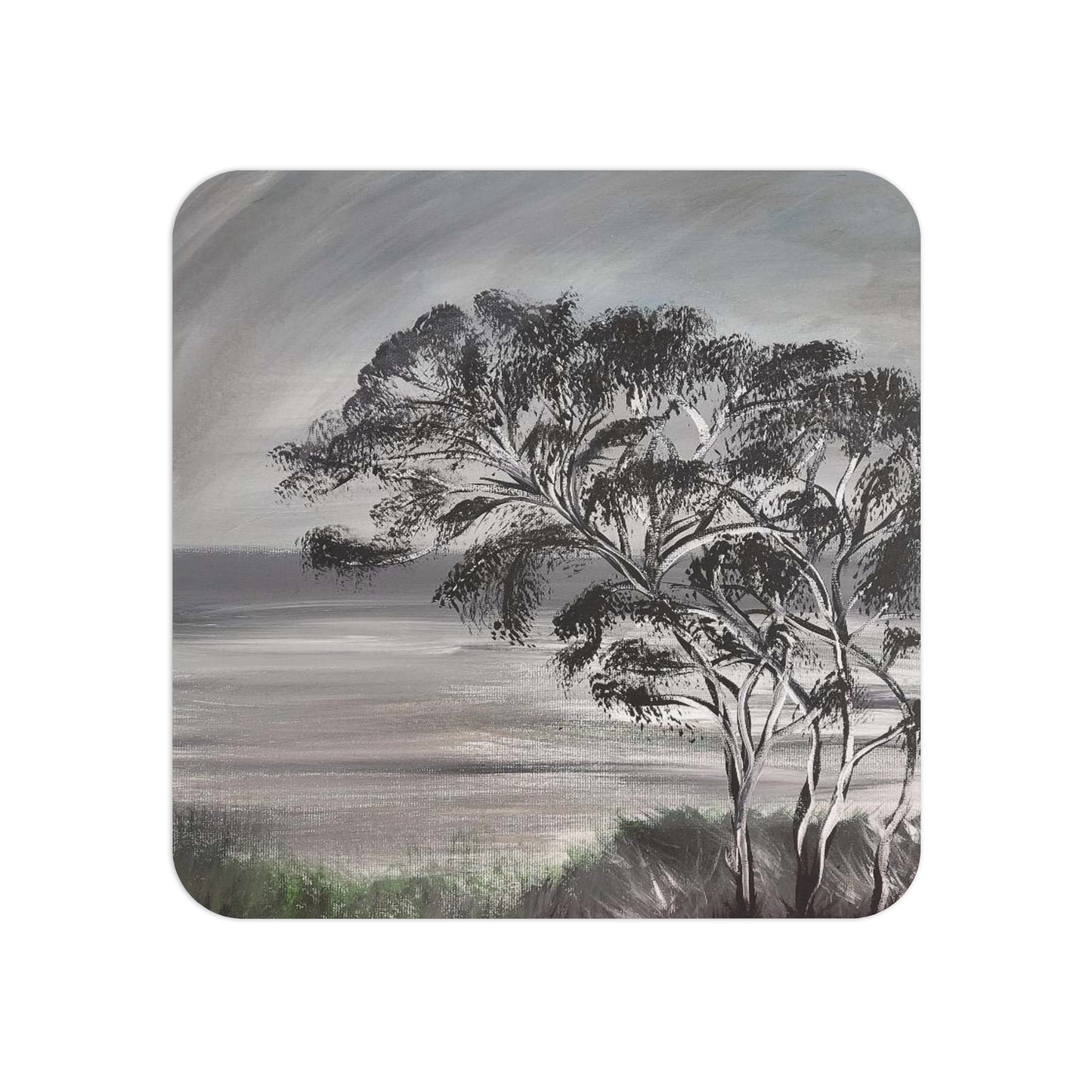 Coasters Set - Nature Tree Theme Elegant Landscape Rustic Home Decor Oak Tree - 50/100 pcs